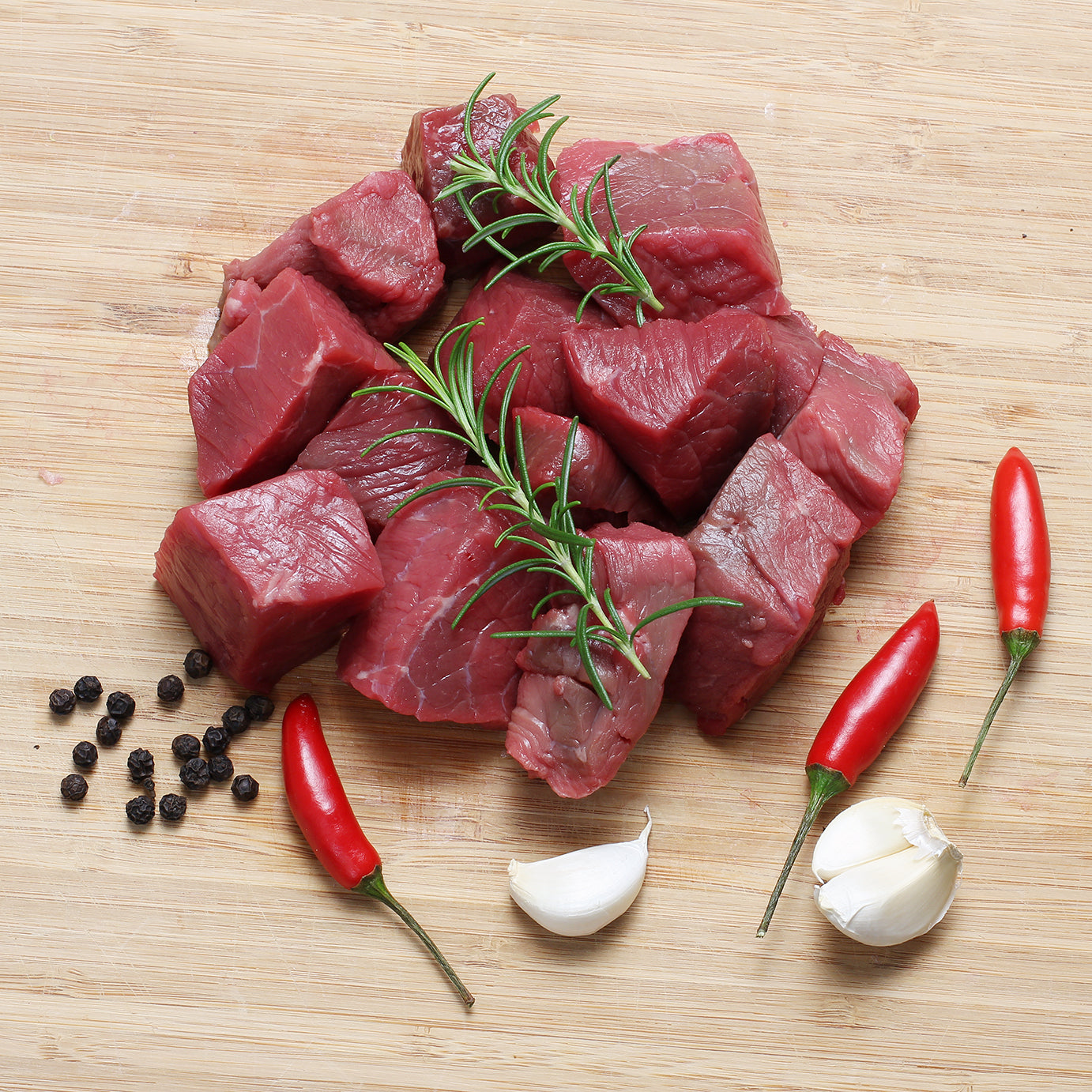 Diced Beef- 1 Kg